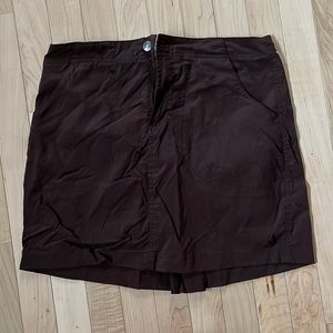 Isis for women brown skirt with pockets size 6